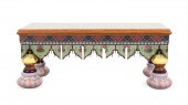 MACKENZIE CHILDS TILE TOP TABLE 2f9718