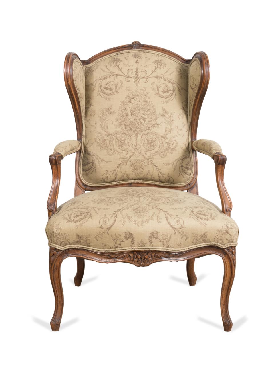 FRENCH LOUIS XV STYLE UPHOLSTERED 2f98ce