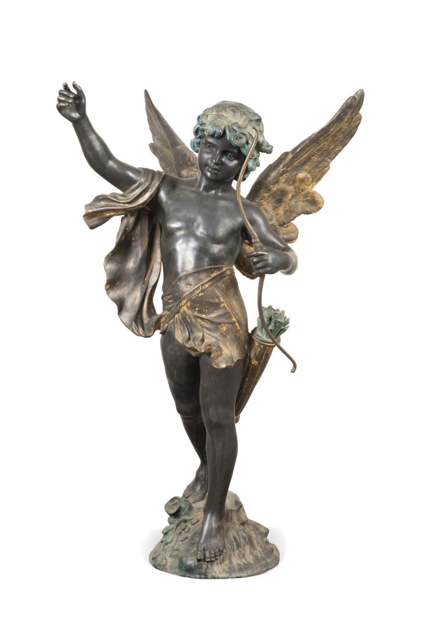 AFTER AUGUSTE MOREAU BRONZE CUPID 2f98f7