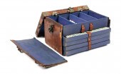 CHINESE MAHJONG SET IN LEATHER COVERED