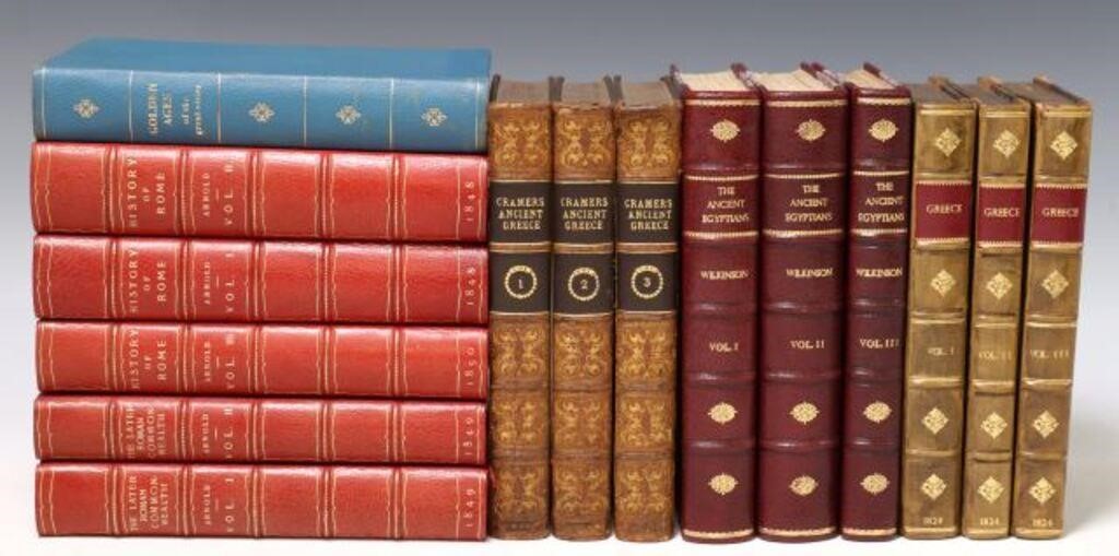 15 VOLS LEATHER BOUND LIBRARY 2f75df