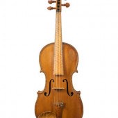 A French Violin with Mother-of-Pearl