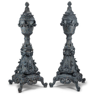 A Pair of Italian Faux Marble Painted 2f797c