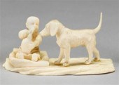 Continental ivory figure group 4bf81