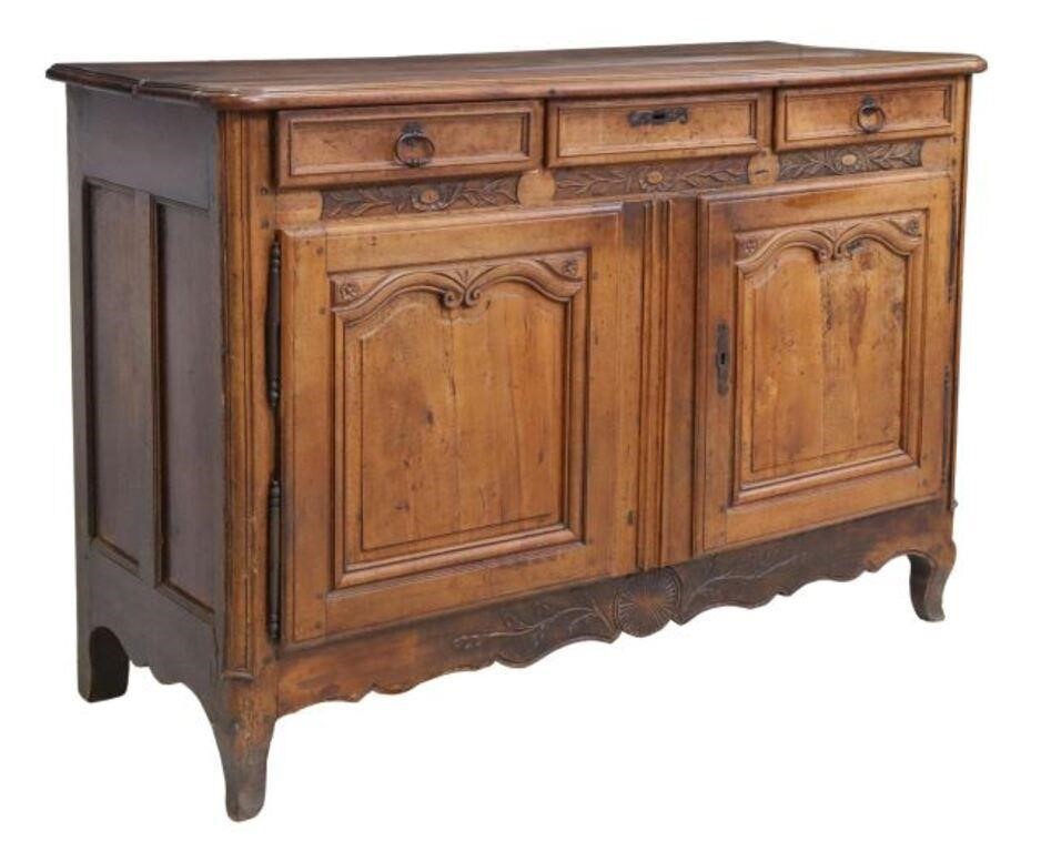 FRENCH PROVINCIAL CARVED FRUITWOOD
