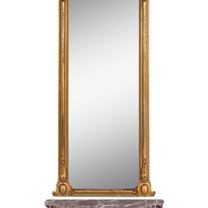 An Italian Giltwood Pier Mirror 2f82b0