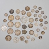 COLLECTION OF 51 U S SILVER 2fb2c6