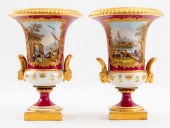 DERBY 18TH C. HAND PAINTED PORCELAIN