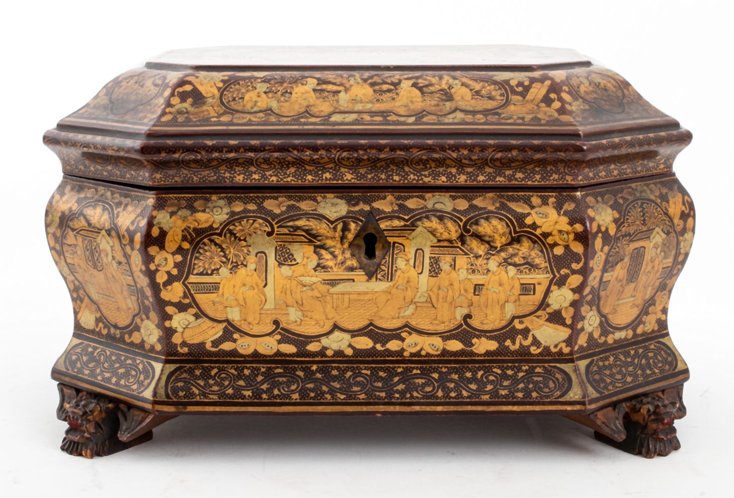CHINESE EXPORT GILT LACQUERED WOOD 2fb829