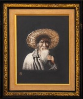 CHINESE EMBROIDERED SILK PORTRAIT 2fbbfc