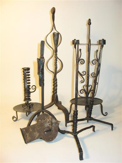 Collection of seven iron objects 4c697