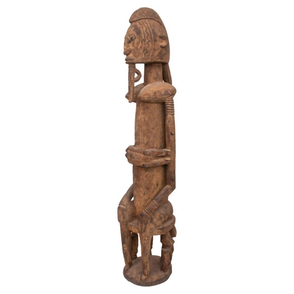 AFRICAN DOGON LARGE CARVED WOOD 2fc269