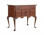 19TH C. QUEEN ANNE STYLE CHERRY LOW