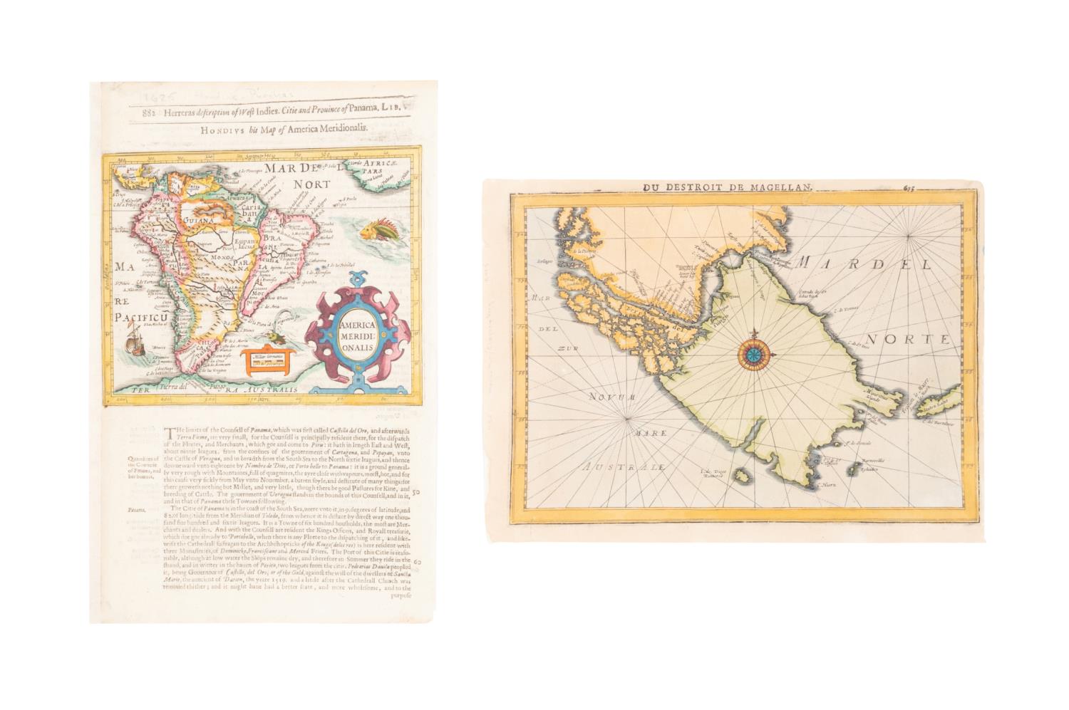 TWO 17TH CENTURY MAPS OF THE STRAIGHT 2f9d22