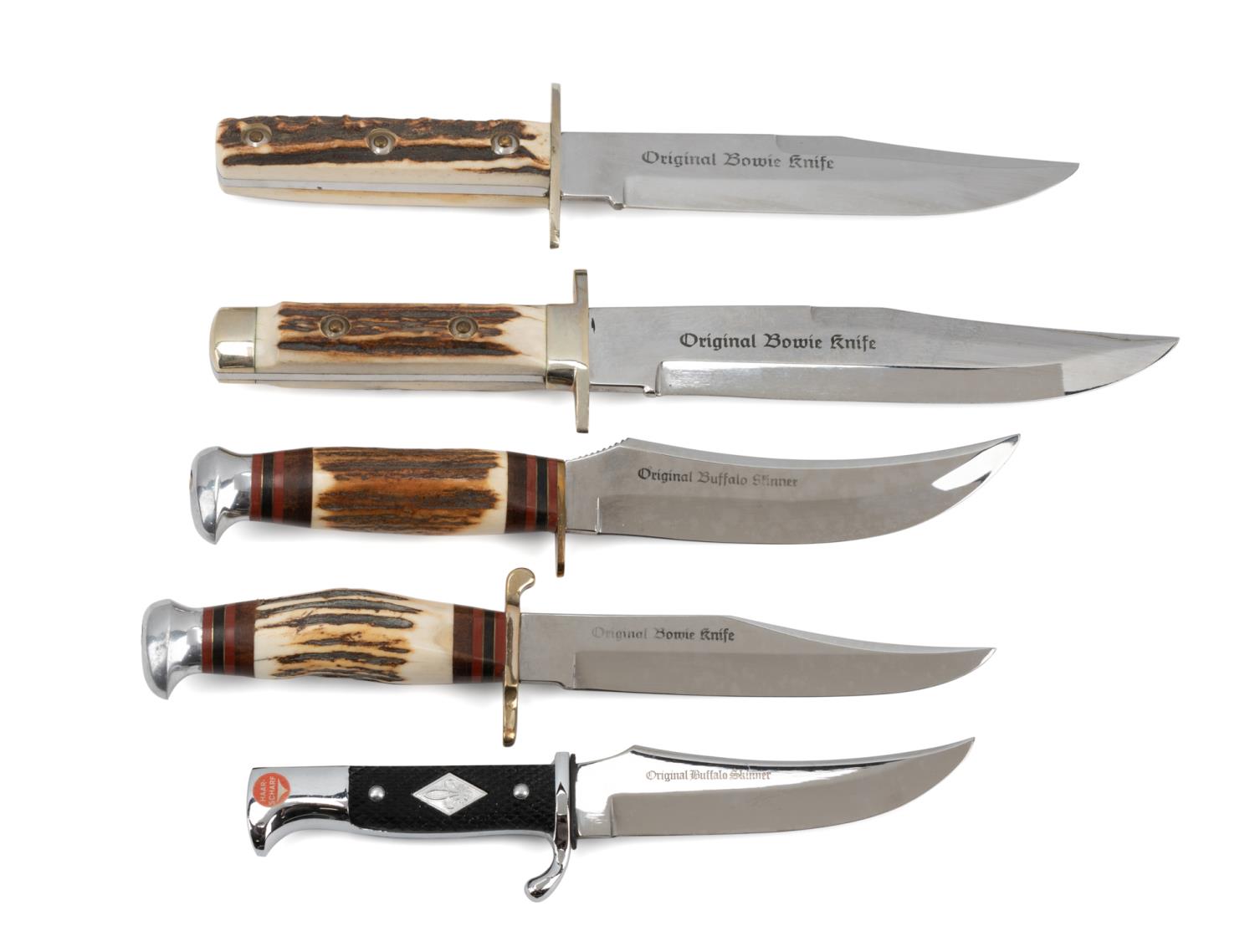 FIVE NEW LINDER MESSER HUNTING 2fa234