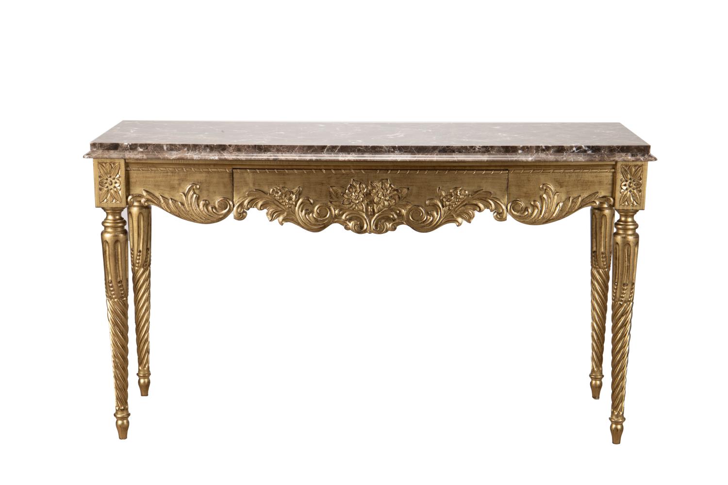 NEOCLASSICAL STYLE GILTWOOD CONSOLE 2fa4cd