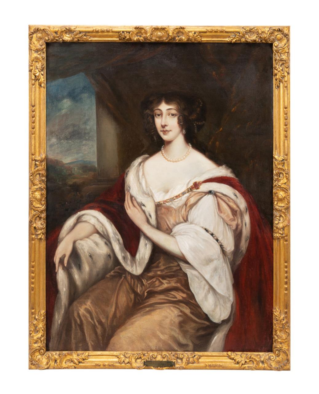 MANNER OF PETER LELY PORTRAIT 2fa4e8