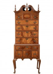 20TH C. CHIPPENDALE STYLE MAHOGANY HIGHBOY
