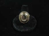 Victorian gold fill mourning ring 4c42c