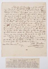 1827 LETTER REFERENCING THE REVOLUTIONARY