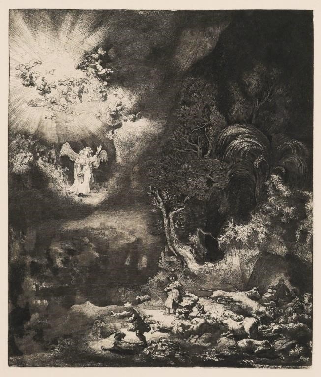 REMBRANDT ANGEL APPEARING TO THE 2fd9e9