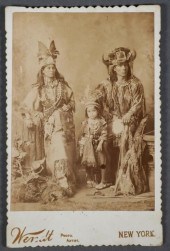 19TH C CABINET CARD OF NATIVE 2fdba5