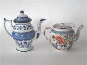 Two Staffordshire teapots    4c93c