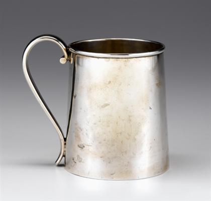 Chinese Export silver tankard  4c941