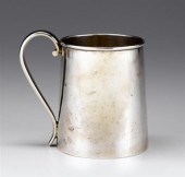Chinese Export silver tankard    early