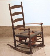 Shaker rocking chair    mt. lebanon,