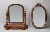 TWO VICTORIAN MIRRORSTwo Victorian mirrors,