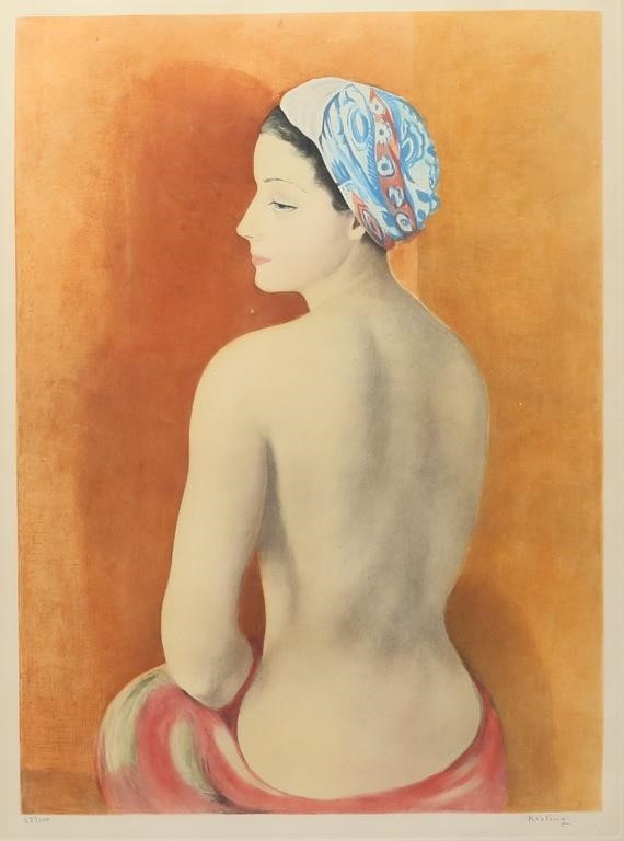 MOISE KISLING ETCHING WITH AQUATINT 2fe55f