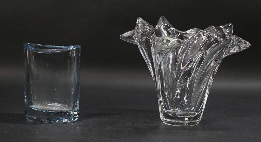 2 ART GLASS VASES STROMBERGSHYTTAN 2fe62c