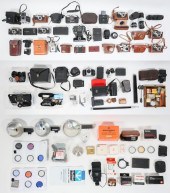 LOT OF CAMERAS LENSES AND ACCESSORIESLot 2fe6f1