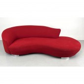 Vladimir Kagan style Red Cloud Sofa