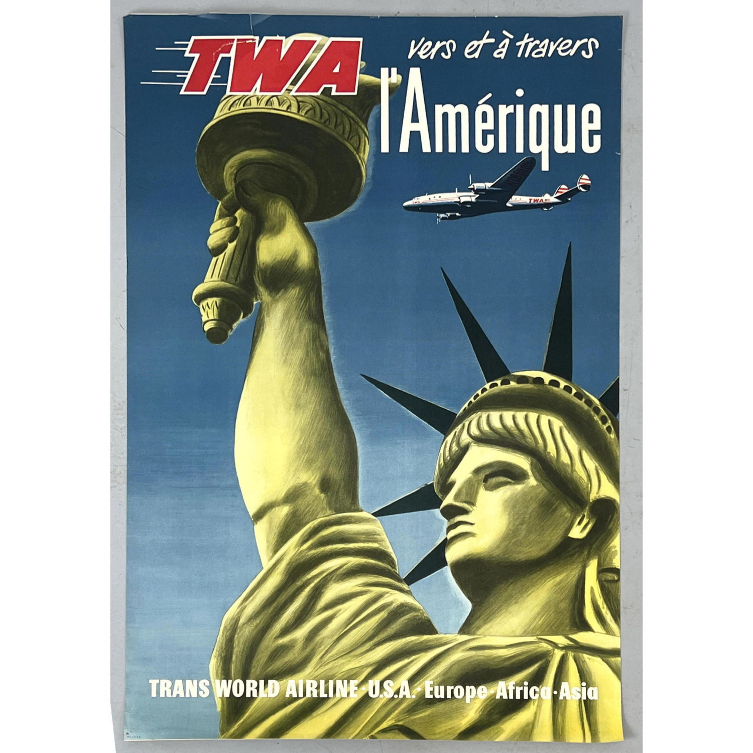 TWA Travel Advertising Poster  2fe904