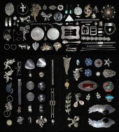 LOT OF STERLING SILVER JEWELRY 2fe914