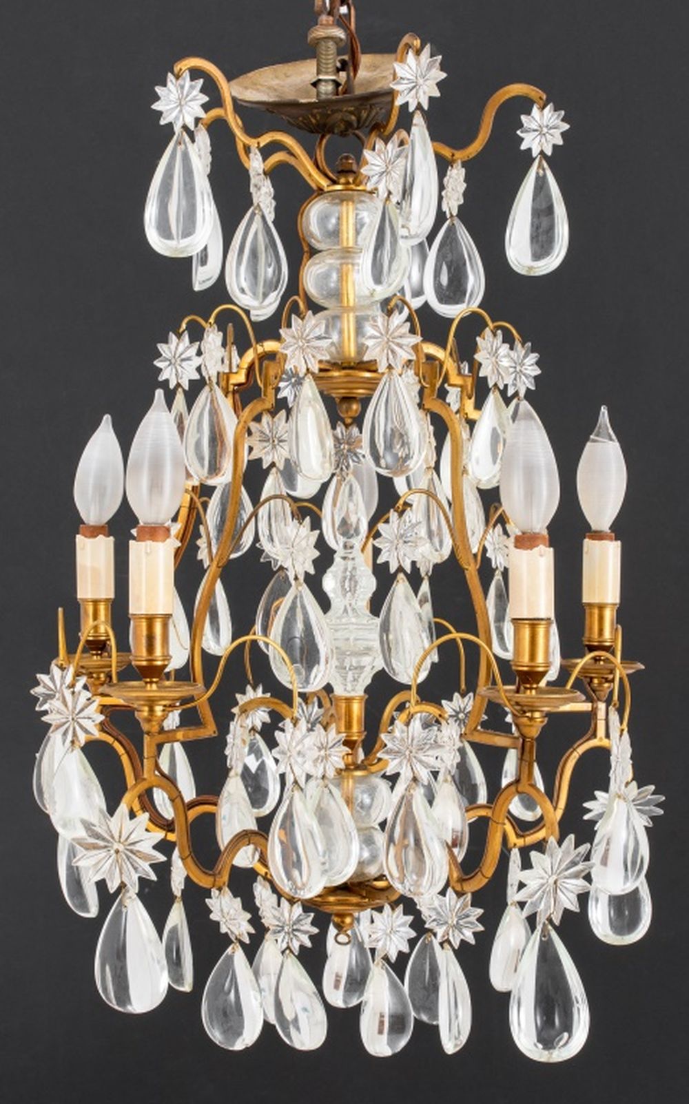 LOUIS XV STYLE CAGE FORM SIX LIGHT 2fc49f