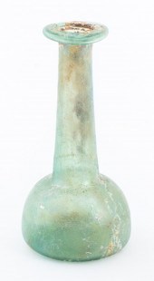ANCIENT ROMAN GLASS UNGUENTARIUM 2fc4b1