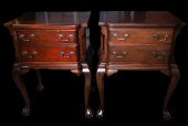 PR, VINTAGE CHIPPENDALE STYLE MAHOGANY