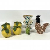 7pc Handmade Ceramic Modern Design Lot.