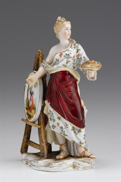 Volkstedt porcelain figure emblematic 4cde6