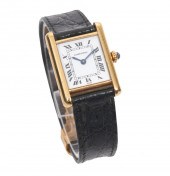 CARTIER 18K SOLID GOLD LADY S TANK 300fd3