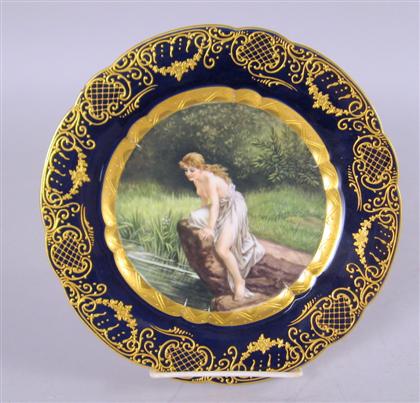 Dresden porcelain cabinet plate 4ce73