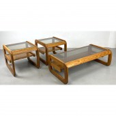 3pc LOU HODGES Table Set. Coffee table
