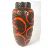 WEST GERMAN Glazed Pottery Vase  2ff22e