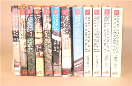12 vols Frank Lloyd Wright  4cb9e