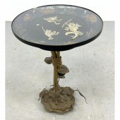 Asian Possibly Japanese Side Table 2ff5ed