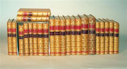 23 vols.  (Leather Bindings.) Doran, (John).