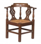 REPLICA CHIPPENDALE COUNTRY CORNER CHAIR